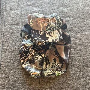 ScentLok Camo Hunting Facemast Hat Combo - Brown/Green/Black